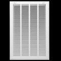 16" X 25 Steel Return Air Filter Grille for 1" Filter - Removable Face/Door - HVAC Duct Cover - Flat Stamped Face - White [Outer Dimensions: 18.5 X 26.75]