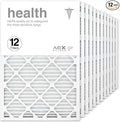 AIRx Filters 20x30x1 Air Filter MERV 13 Pleated HVAC AC Furnace Air Filter, Health 12-Pack, Made in the USA