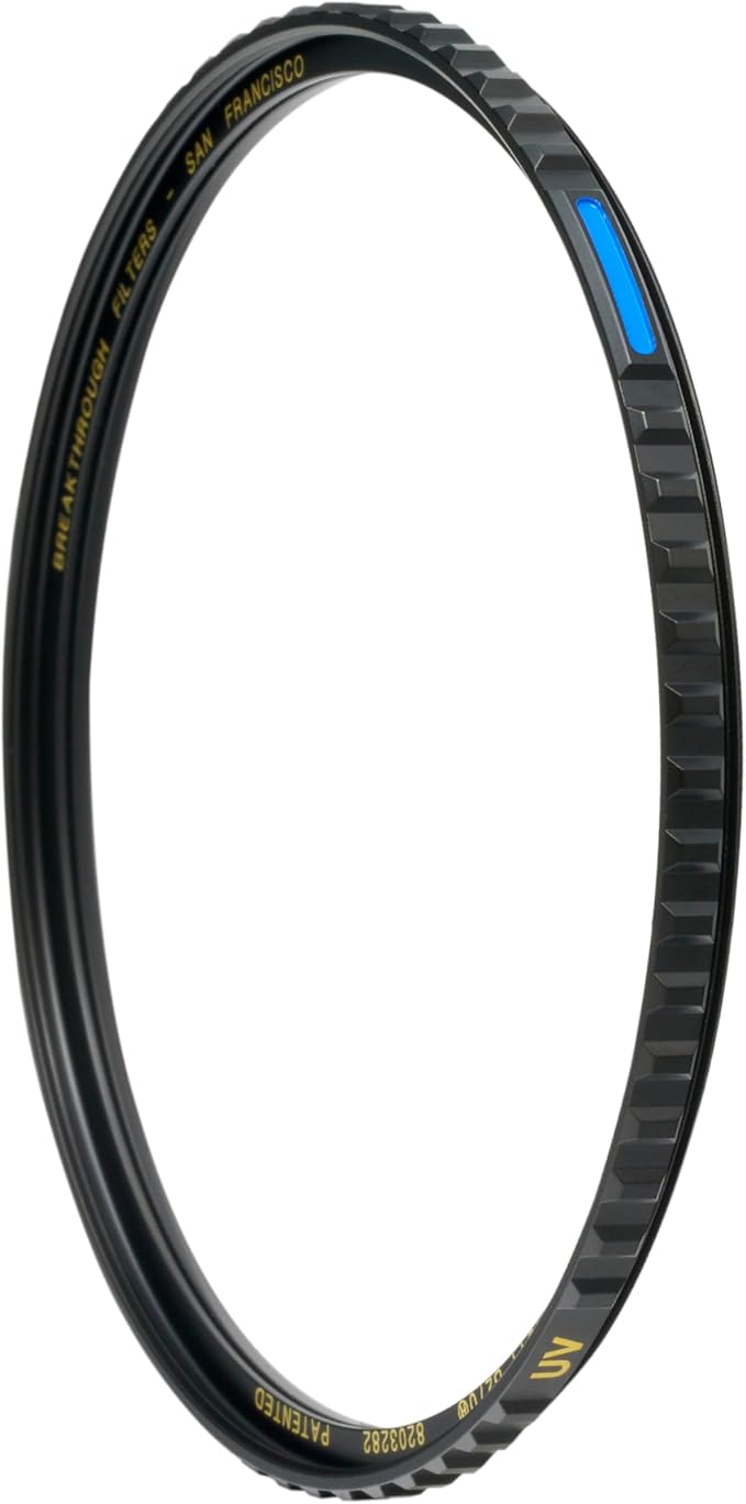 77mm X4 UV Filter for Camera Lenses - UV Protection Photography Filter with Lens Cloth - MRC16, Schott B270, Nano Coatings, Ultra-Slim, Weather-Sealed by Breakthrough Photography