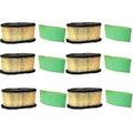 Stevens Lake Parts Set of 6 Air Filter & Pre-Filter Set Fits Universal Products Models Replaces 5059H 5059H-A 690610 690610-A 697029 697029-A 98596 98596-A