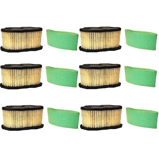 Stevens Lake Parts Set of 6 Air Filter & Pre-Filter Set Fits Universal Products Models Replaces 5059H 5059H-A 690610 690610-A 697029 697029-A 98596 98596-A