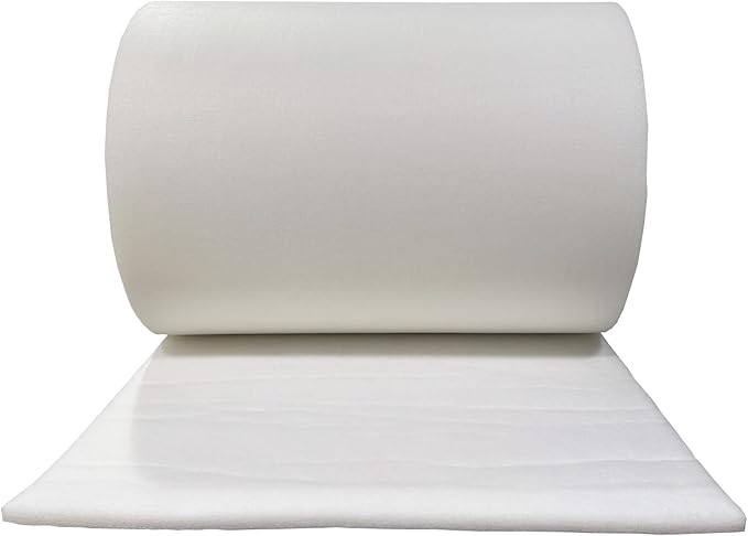 wioboy Paint Booth Ceiling Filter, Spray Booth Tacky Intake Filter for Down Draft Paint Booths (74" x 60" (4/case))