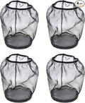 Universal Air Filter Cover, Air Filter Wrap for Motorcycle Car Air Intake Filter Protective Cover Dustproof Waterproof Universal Accessories (Filter S), Pack of 4