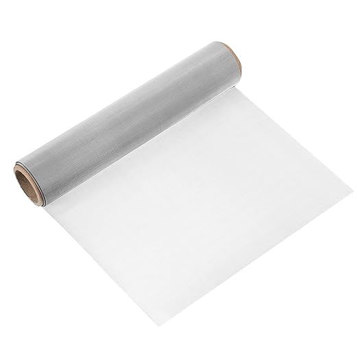 uxcell 100 Mesh 79" x 10" Woven Wire Mesh, 316 Stainless Steel Air Vent Filter Screen, Window Screen Mesh for DIY Projects Vents Cover Filtration Animals Fence