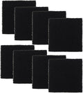 8 Pack Activated Carbon Filters Compatible with Hakko Xytronic Aoyue Smoke Absorber, 5 1/8 Inch x 5 1/8 Inch Solder Extractor Filter