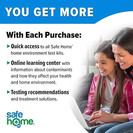 Safe Home® DIY Lead in Drinking Water Test Kit – Advanced Detection to 4 PPB – 5-Minute Test – 3 Levels of Test Results – EPA Lab Certified – Made in The USA – (4 Pack)