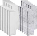 Pangda 24 Pcs Carbon Filter Foam Pads and Foam Filters Compatible with U4 Range of Internal Underwater Sponge Aquarium Underwater Filter Accessories for Internal Replacement Aquarium Fish Tank