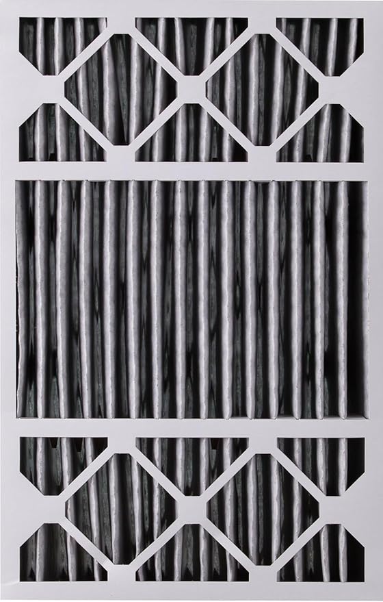 Nordic Pure 16x25x5 (Actual Size: 15 3/4 x 24 3/4 x 4 3/8) Honeywell Replacement Air Filters MERV 8 Plus Carbon 1 Pack