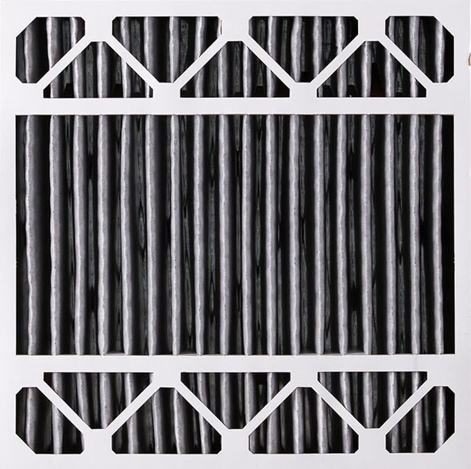Nordic Pure 20x20x5 (Actual Size: 19 5/8 x 19 7/8 x 4 3/8) Honeywell Replacement Furnace Filters MERV 8 Plus Carbon 4 Pack