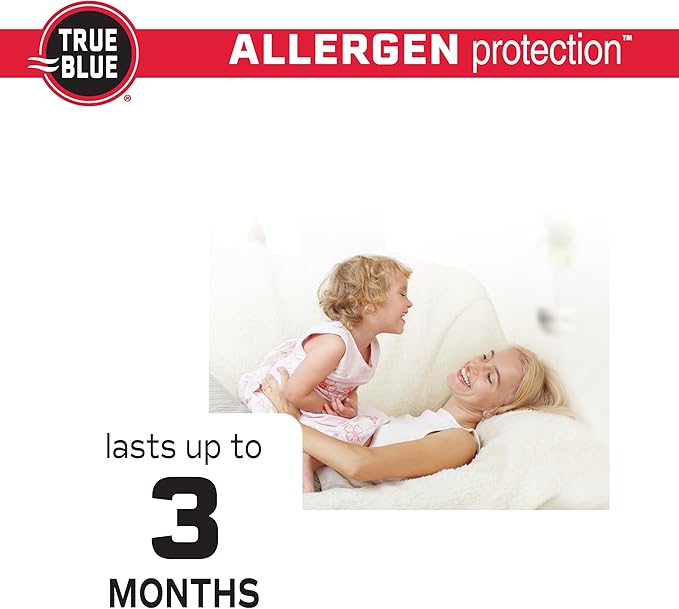 True Blue 324241.4 Allergen 24-Inch by 24-Inch by 1-Inch Air Filter, 4-Pack