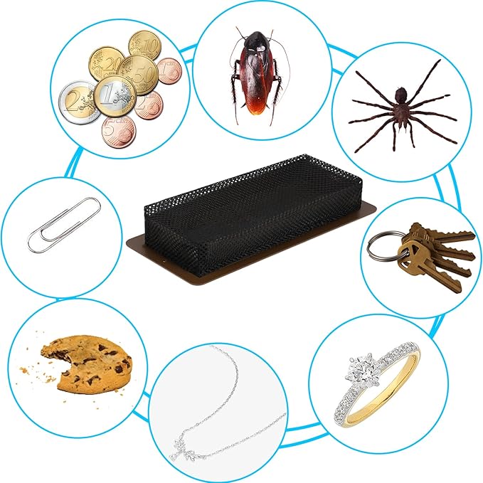 12 PCS Floor Register Traps 4 x 10 Inch Air Vent Filter Mesh Catcher Black Vent Nets for Home Floor Vent Screen Net Elastic Band Floor Air Vent Mesh Keeps Bugs, Pet Hair, Food Out
