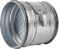 6" Inch Inline Round Duct Filter - G4 Class Filter with Mesh Screen - Dust Collection and Air Purification - Rigid or Flexible Vent Hose Filter