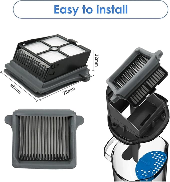 Compatible For TINECO 3.0 Spare Parts Floor Scrubber Roller Brush Filter Accessories Cordless Wet Dry Robot Vacuum Cleaner(H)