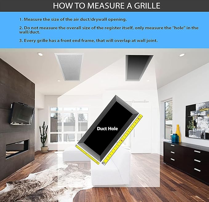 HVAC Premium 12" x 20" Cube Core Eggcrate Return Air Filter Grille for 1" Filter - Aluminum - White [Outer Dimensions: 14.5" x 22.5"]