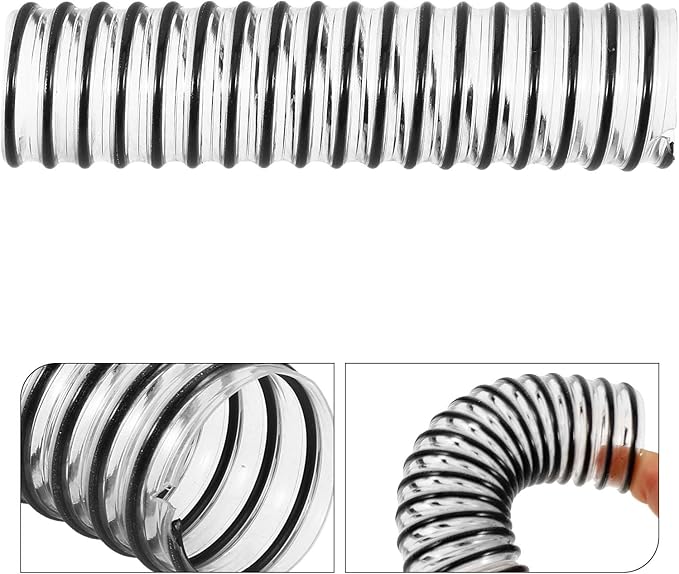Milisten Flexible Vacuum Cleaner Hose Replacement Tube Compatible with Midea V1 Series/vh1704 Long Sewage Waste Pipe Connector for Vacuum Cleaner Parts