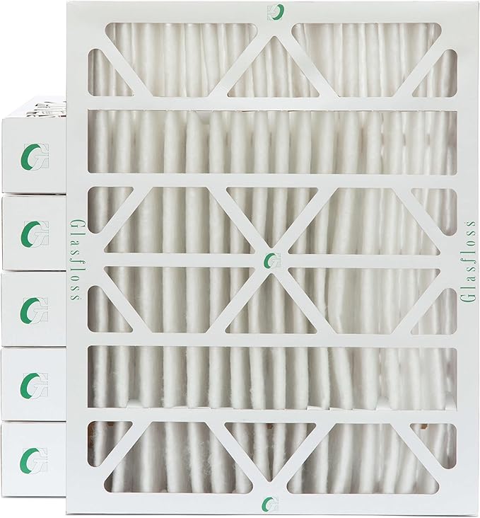 Glasfloss ZL 20x24x4 MERV 13 (FPR 10) 4" Inch Air Filters for AC and Furnace. Case of 6. Actual Size: 19-3/8 x 23-3/8 x 3-3/4