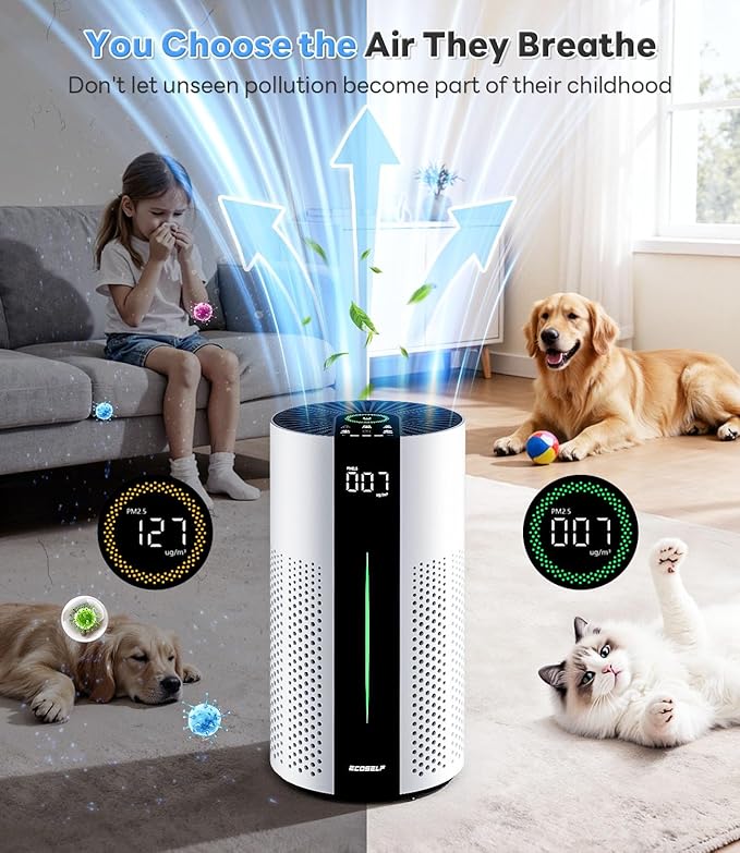 Original Replacement Filter for HAP609 Air Purifier – Efficiently Removes Dust Pollen Smoke and Pet Dander – Keeps Your Home Air Fresh and Clean, 1 Pcak, White
