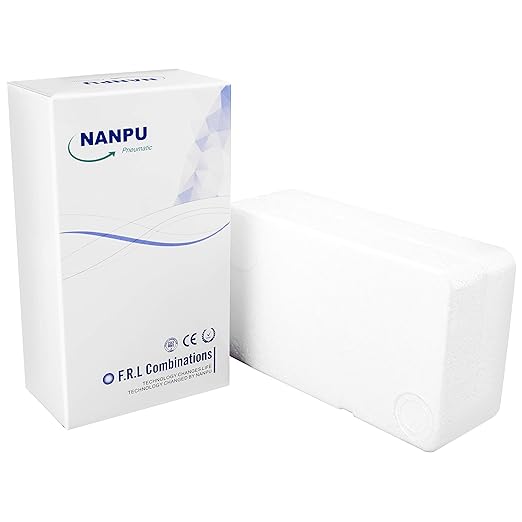 NANPU 3/8" NPT Air Dryer System - 5 Micron Particulate Filter, 0.5 Micron Coalescing Filter & Air Pressure Regulator, Water Trap Separator - Semi-Auto Drain,0-150 psi Gauge, Poly Bowl, Metal Bracket