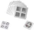 Disposable Floor Drain Sticker, Hair Drain Catcher, Shower Drain Square Mesh Stickers, Suit Sewer Filter Screen, Bathtub, Bathroom, Kitchen, Sink Floor Stickers, 30 PCS