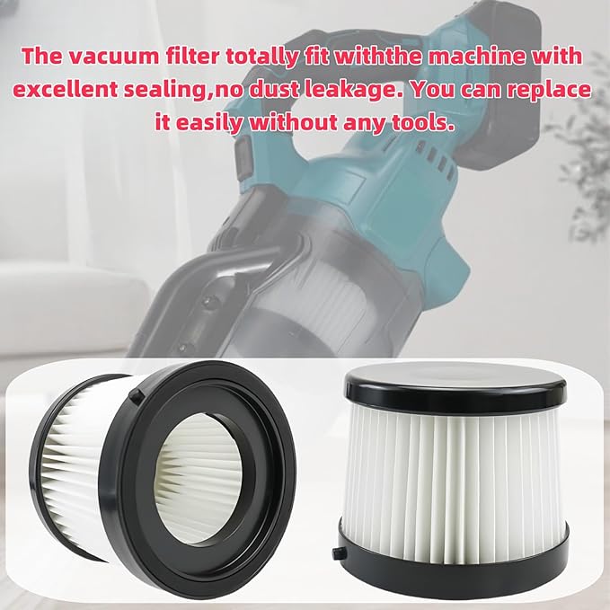 DCV501HB DCV5011H Replacement HEPA Filters. Compatible With DEWALT 20V Vacuum Cordless Handheld Vacuum Filter. Compared To Part DCV5011H DCV501HB Filter. Washable And Reusable Kits.4 Packs