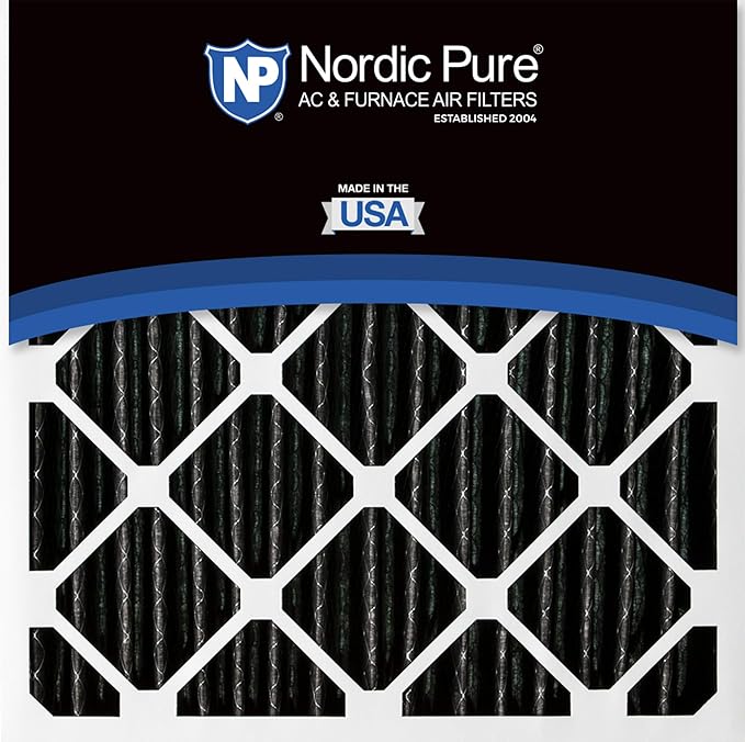 Nordic Pure 20x20x5 (Actual Size: 19 5/8 x 19 7/8 x 4 3/8) Honeywell/Lennox Replacement Odor Reduction Merv 8 Filter 2 PK
