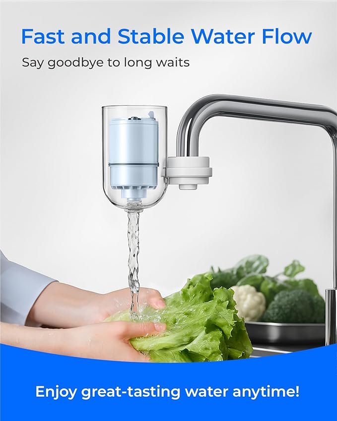 [Alkaline] Waterdrop NSF Certified Water Filter, Replacement for All PUR®, PUR®PLUS Faucet Filtration Systems, Pur® RF-9999® Faucet Water Filter (2 Count), Model No.: WD-C08A