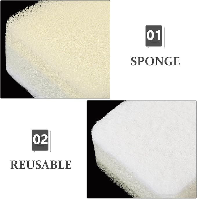 Alipis 15pcs Lampshade Cleaner Sponges Set, Reusable Dry Cleaning Soot Remover Sponges for Fabric, Dust and Pet Hair Removal, Non-Scratch Household Cleaning Tools
