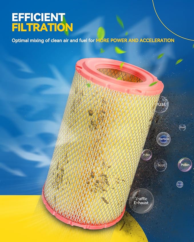 PHILTOP Engine Air Filter, CA9269 Compatible with Chevrolet Express 3500/2500 2001-2016, 1500 2001-2014, 4500 2009-2016, GMC Savana 3500 2001-2016, Savana 1500/2500/4500