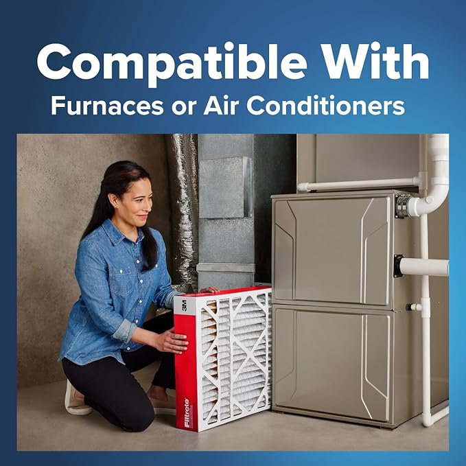 Filtrete 16x25x4 AC Furnace Air Filter, MPR 1000, MERV 11, Fits Lennox & Honeywell Devices, Allergen Defense, Electrostatic Air Cleaning Filter, 4-Pack (actual size 15.88 x 24.56 x 4.31)
