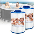 6CH-940 Spa Filter Replaces PWW50P3 Replacement Filter Filbur FC-0359, Aber Hot Tubs 03FIL1400, Waterway 817-0050 PWW50-Certified with NSF50 for Material Safety, 50 Sq.ft 2Pack