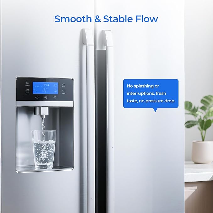 LMXS28626S Water Filter, Compatible with L-G LHFS28XBS, LFCS27596S, LFXC22526S, LFXC24726S, LFXS26596S, LFXS26973S, LFXS26973D, LFXS28968S,LHSXS2706S Water & Air Filter, 2 Pack