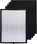 PUREBURG Replacement Filter Set Compatible with Alen 45i & Flex BreatheSmart Air Purifier B4-Fresh, FL40-Silver-Carbon, H13 HEPA & 4 x Activated Carbon For Air Clean Dust VOCs Odor