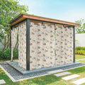 Cartoon Animals Outdoor Curtains for Patio Raccoons Rabbits Moon Linen Texture Waterproof Outside Curtains with Grommet Top Weatherproof Curtain for Cabana Pergola Gazebo, 2 Pack, 54" W x 84" L