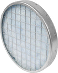 6" Inch Filter Replacement - Round Duct Filter System - G4 Class Filter and Mesh Screen - Dust Collection and Air Purification