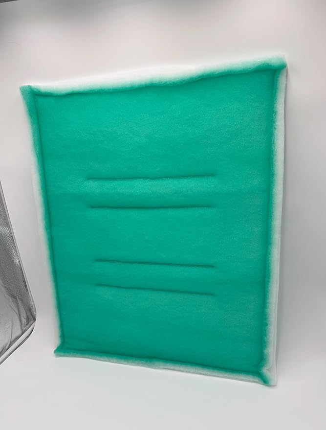 Paint Booth Intake Air Filter Panel, Crossdraft Spray Booth Filter Pad (20/case, 25" x 20")