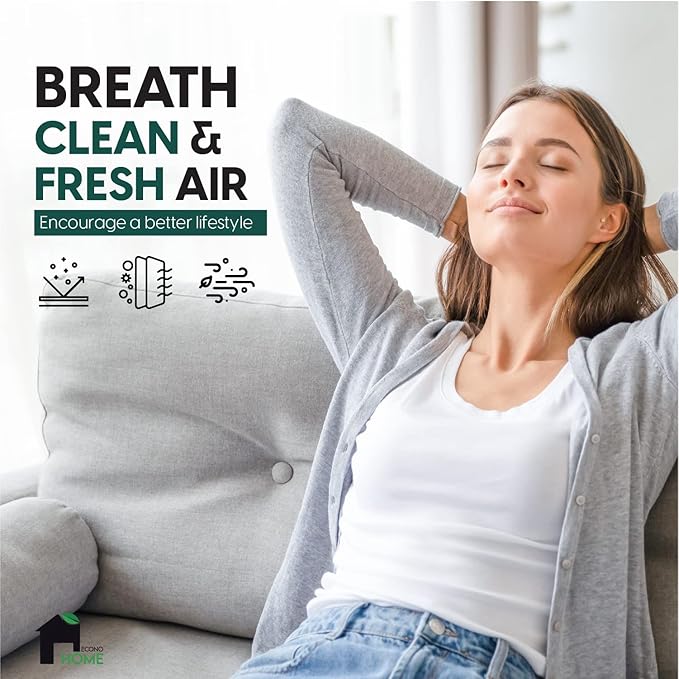 EconoHome 20x25x4 AC Furnace Pleated Air Filter MERV 11 Replacement – Allergen Defense, 2 Pack, Fits Lennox (X6673), Honeywell (FC100A1037) filters. (Actual size: 19.94 x 24.86 x 4.36 Inches)