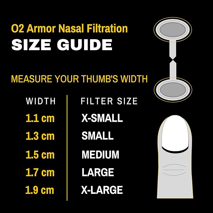 O2 Armor Nose Filters for Welders & Allergies - Nose Filter for Dust - Nasal Filters for Welding - Nose Dust Mask for Construction (50 Pack, Size X-Large)