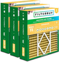 Filterbuy 20x25x5 Air Filter MERV 11 Superior Pet & Allergy Defense (3-Pack), Pleated HVAC AC Furnace Filters for Amana, Coleman, Goodman, Maytag, York, and More (Actual Size: 20.19 x 25.31 x 5.25)
