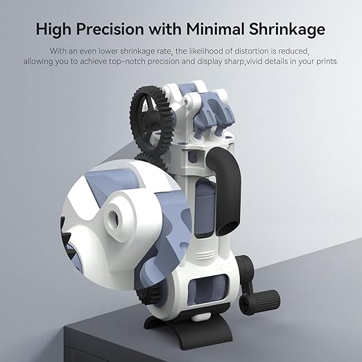 ANYCUBIC ABS-Like Resin Pro 2, 3D Printer Resin, Enhanced Strength and Toughness, High Precision and Minimal Shrinkage, Wide Compatibility for All LCD 3D Printers (White, 2kg)