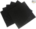 6 Pack Solder Extractor Filter Carbon Filter Replacement Activated, Smoke Fume Absorber Filter for Hakko/Xytronic/Aoyue Smoke Absorber 5 1/8” 5 1/8” 3/8”