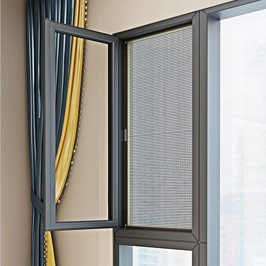 TIMESETL 2 Pack 304 Stainless Steel Woven Wire 8 Mesh, 12"x24"(30cmx60cm) Cabinets Wire Mesh Garden Guard Screen Metal Security Mesh Window Screen Mesh Net