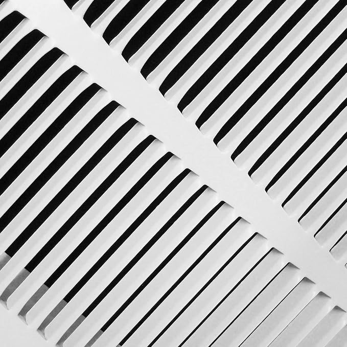 HVAC Premium 12 x 18 Duct Opening Steel Return Air Filter Grille, for 1-inch Filter, Removable Door, Flat Stamped HVAC Vent Cover Grille, Outer Dimensions 14.5 x 20.5