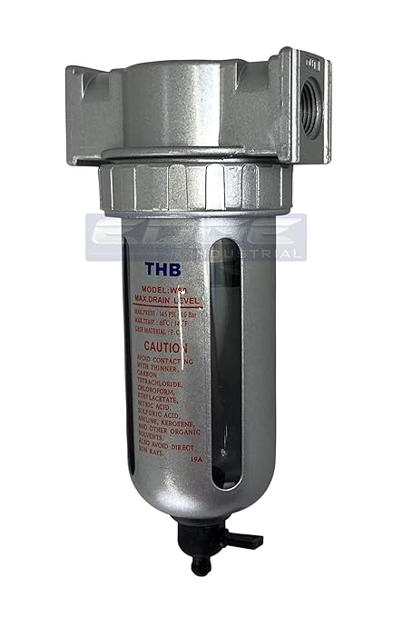 1/2" Particulate filter water trap seperator moisture Compressed Air Compressor
