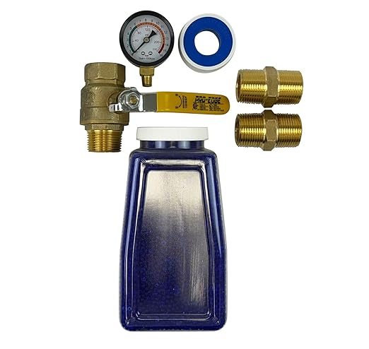 1/2" NPT Industrial (4-Stage) Moisture Removing Particulate Filter and Oil Removing Coalescing Filter and Desiccant Air Dryer and Air Pressure Regulator
