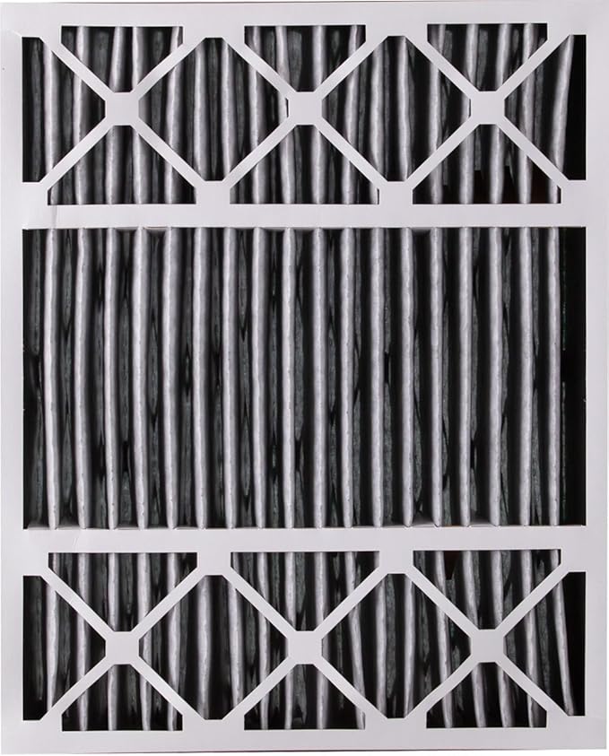 Nordic Pure 20x25x5 (Actual Size: 19 3/4 x 24 3/4 x 4 3/8) Lennox X6673 X6675 Replacement Ã‚ MERV 12 Pleated + Carbon 1 Pack