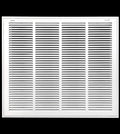 HVAC Premium 24 x 22 Duct Opening Steel Return Air Filter Grille, for 1-inch Filter, Removable Door, Flat Stamped HVAC Vent Cover Grille, Outer Dimensions 26.5 x 24.5