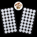 Zonon 64 Pieces Synthetic Filter Paper Stickers 20 mm 0.3 ?m Synthetic Filter Disc Tape Mushroom Applied Under Wide Mouth Mason Jar for Mushroom Cultivation