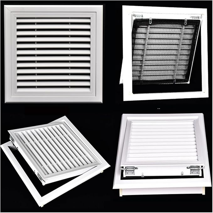 Return Air Filter Grille Vent Cover Removable, Louvered Access Panel, Removable Access Panel, HVAC Vent Cover Grill(14x34in)