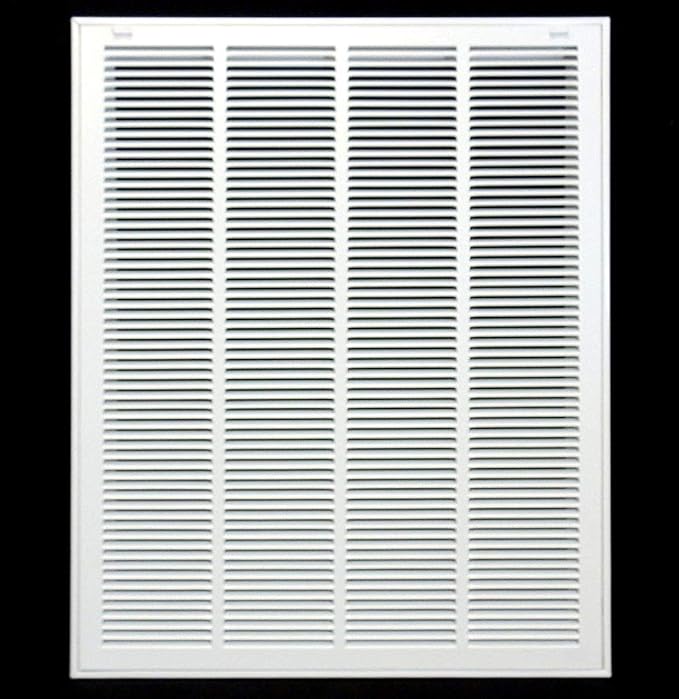 HVAC Premium 26 x 30 Duct Opening Steel Return Air Filter Grille, for 1-inch Filter, Removable Door, Flat Stamped HVAC Vent Cover Grille, Outer Dimensions 28.5 x 32.5