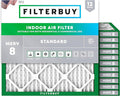Filterbuy 12x12x1 Air Filter MERV 8 Essential Dust & Allergy Defense (12-Pack), Electrostatic Pleated HVAC AC Furnace Filters Replacement, Made in USA (Actual Size: 11.75 x 11.75 x 0.75)